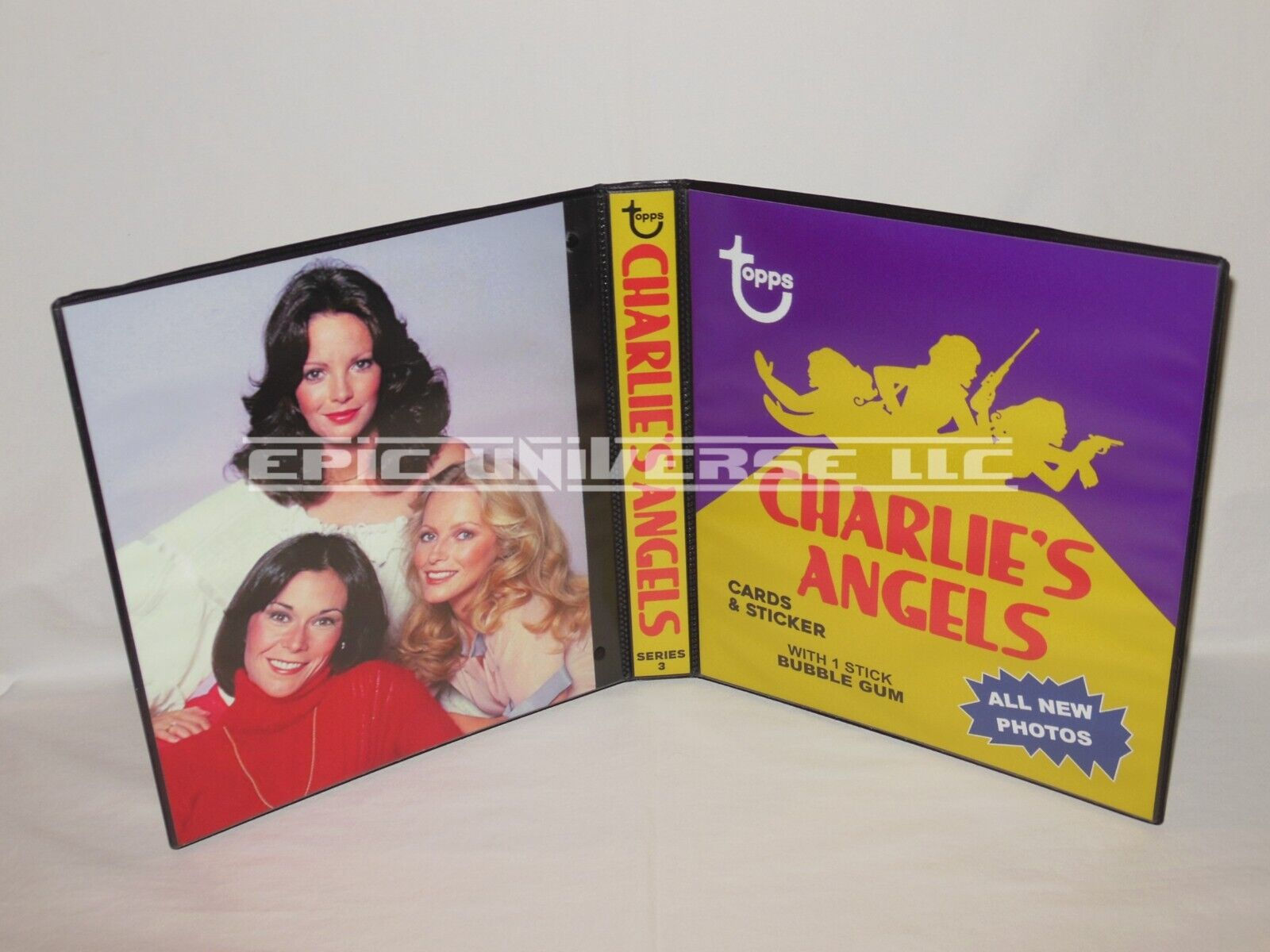 Custom Made 1-Inch 1997 Charlie's Angels Series 3 Trading Card Album Binder