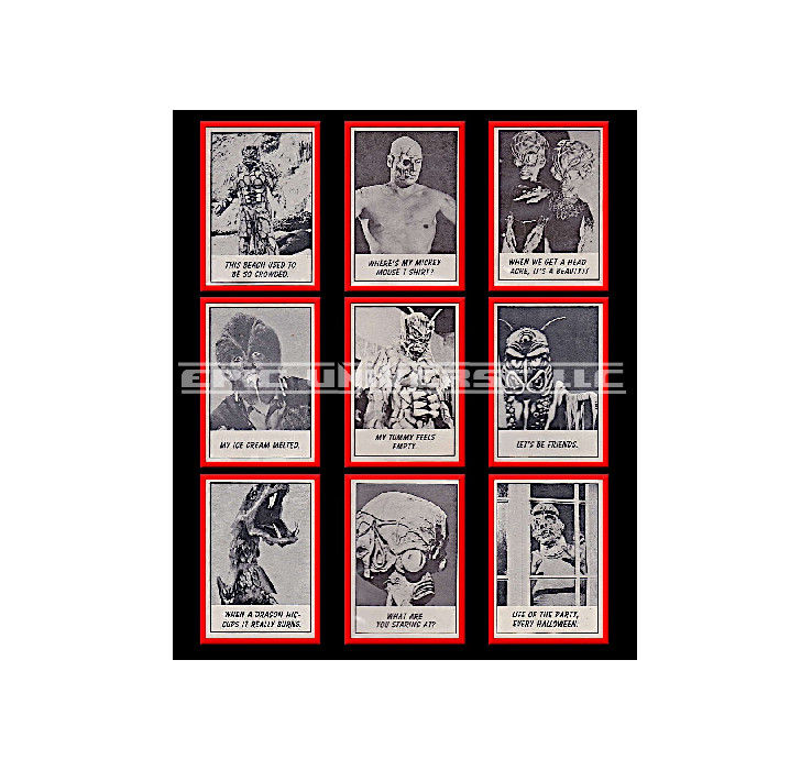 Thumbnail: Custom Made 1-Inch 1963 Monster Laffs Midgee Trading Card Album Binder