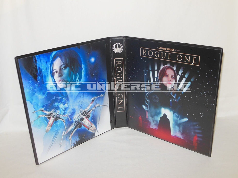 Custom Made 1-Inch 2018 Star Wars Rogue One Trading Card Album Binder