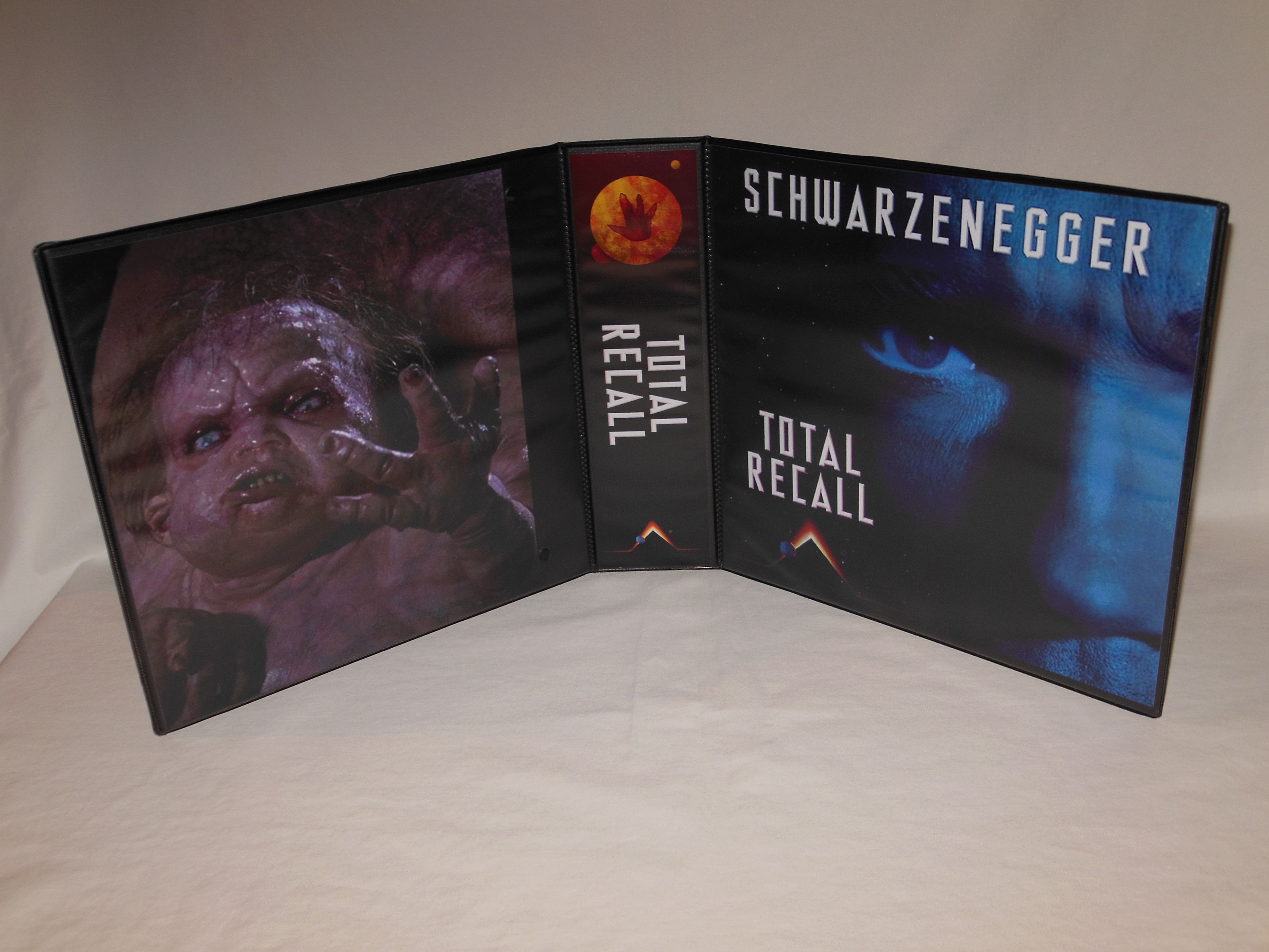 Custom Made 3-Inch 1990 Total Recall Trading Card Album Binder