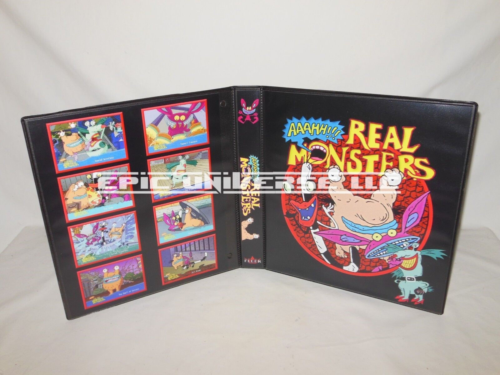 Custom Made 1-Inch 1995 Aaahh Real Monsters Trading Card Album Binder