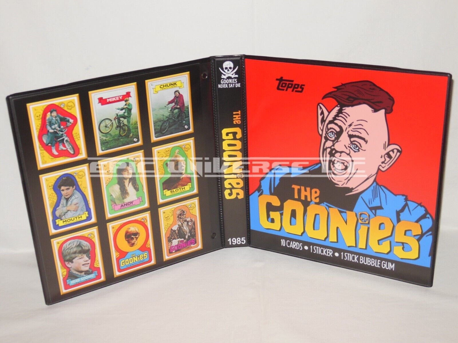 Custom Made 1-Inch 1985 The Goonies Trading Card Album Binder