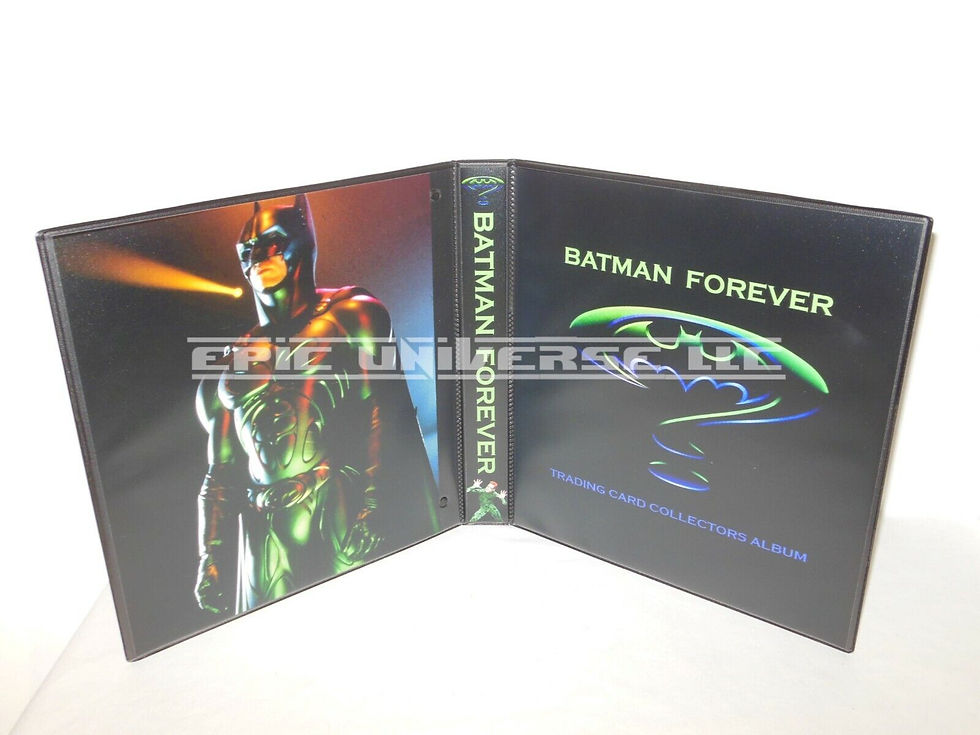Custom Made 1-Inch 1995 Batman Forever Trading Card Album Binder