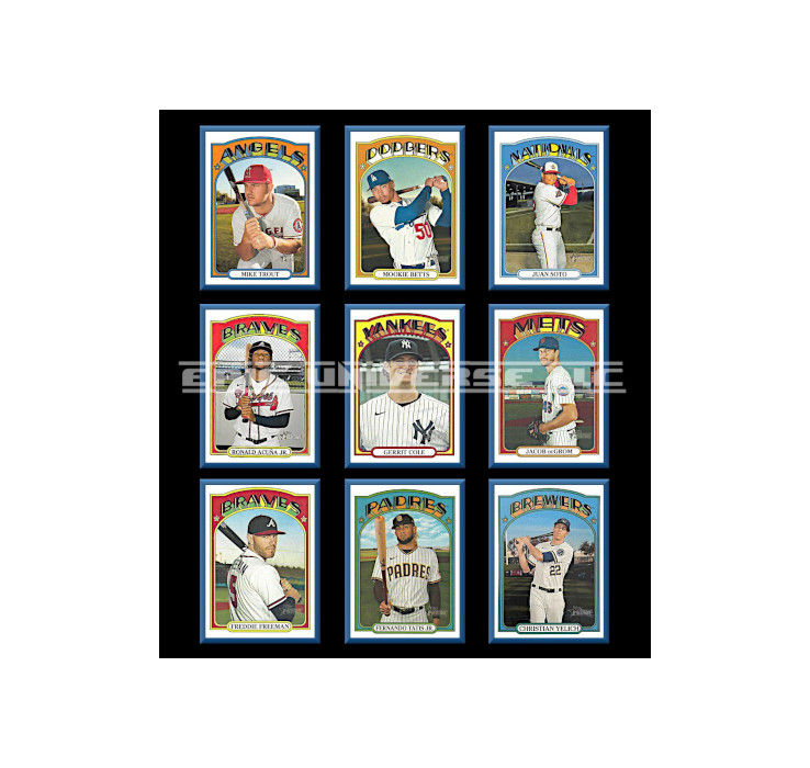 Thumbnail: Custom Made 2-Inch 2021 Topps Heritage Baseball Trading Card Album Binder