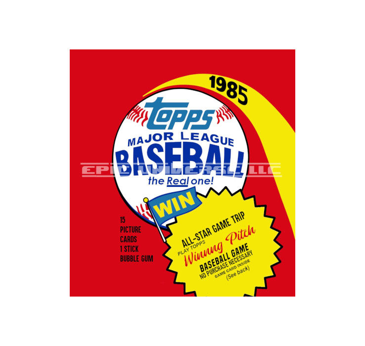 Thumbnail: Custom Made 1-Inch 1985 Topps Baseball Trading Card Album Binder