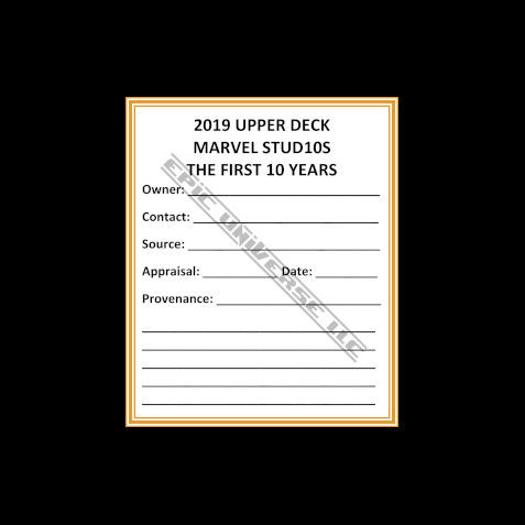 Thumbnail: Custom Made 2-Inch 2019 Marvel Studios The First 10 Years Trading Card Binder