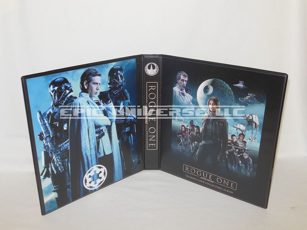 Custom Made 1-Inch 2018 Star Wars Rogue One Trading Card Album Binder