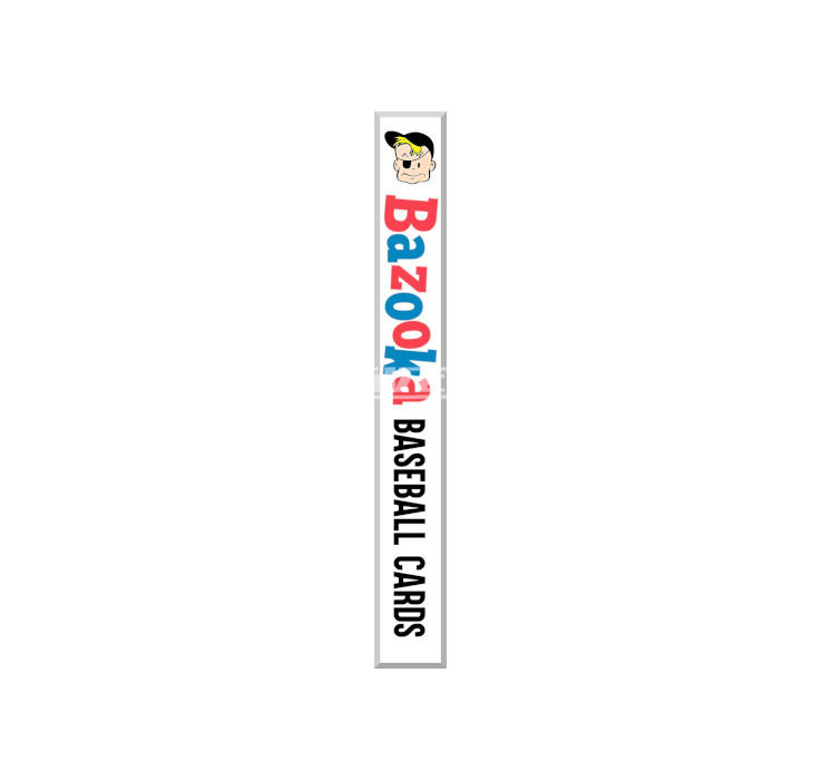 Thumbnail: 1-Inch 1969-1970 Bazooka Bubble Gum Baseball Trading Card Spine Album Binder Cover.