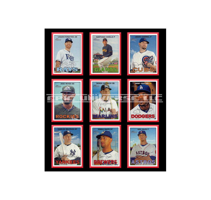 Thumbnail: Custom Made 1-Inch 2016 Topps Heritage Baseball Trading Card Album Binder