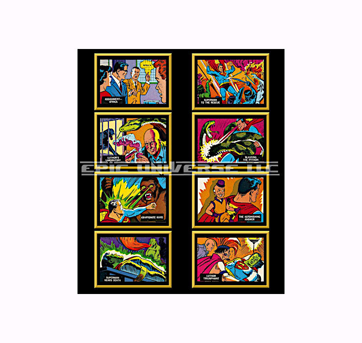 Thumbnail: Custom Made 1-Inch 1968 Superman In The Jungle Trading Card Album Binder