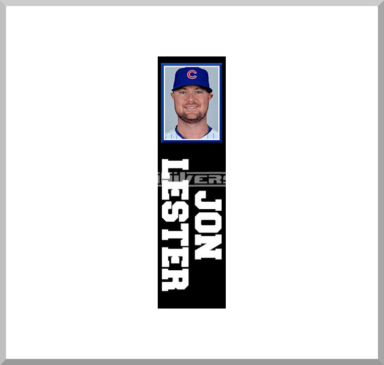 Thumbnail: Custom Made 3-Inch Jon Lester Baseball Collector's Album Binder