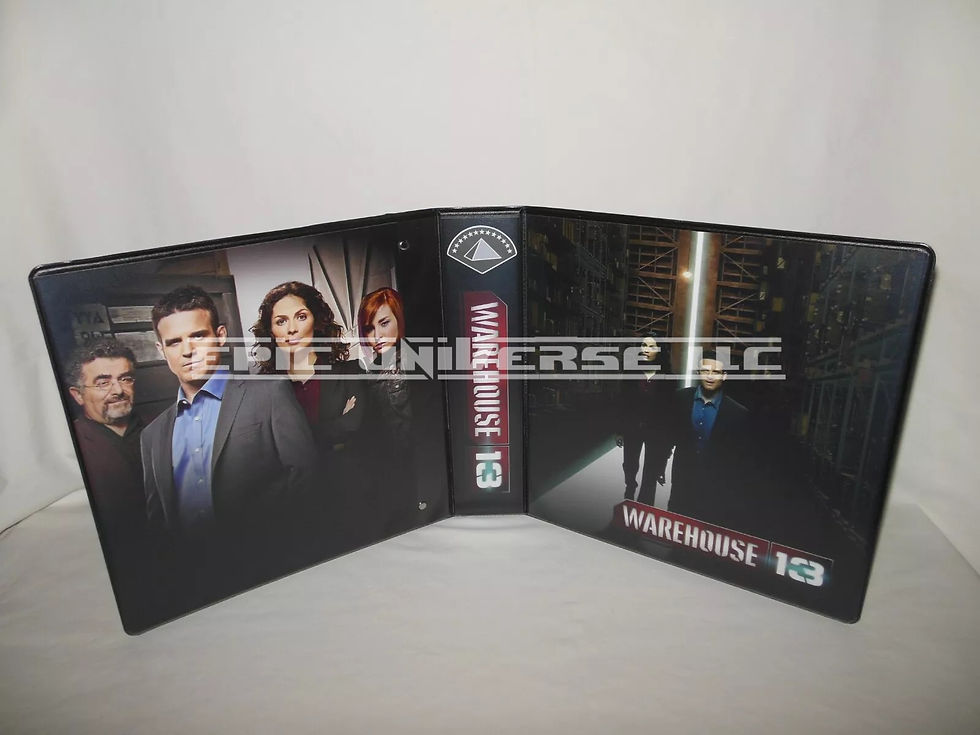 Custom Made 2-Inch 2010 Warehouse 13 Trading Card Album Binder