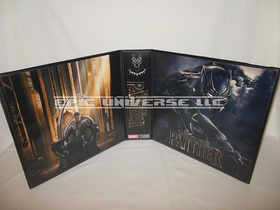 Custom Made 2-Inch 2018 Black Panther Trading Card Binder