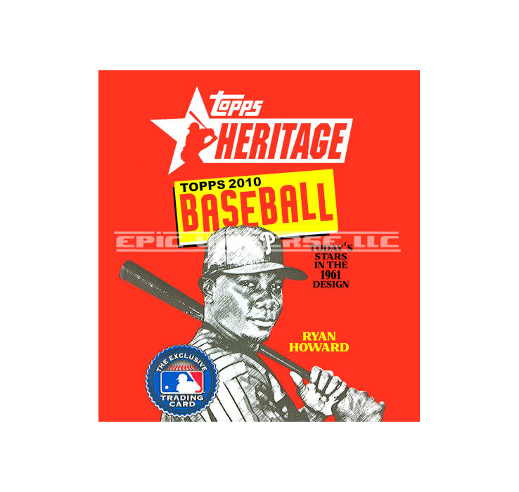 Thumbnail: Custom Made 1-Inch 2010 Topps Heritage Baseball Trading Card Album Binder