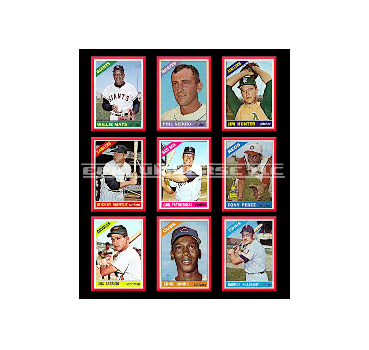 Thumbnail: Custom Made 1-Inch 1966 Topps Baseball Trading Card Album Binder