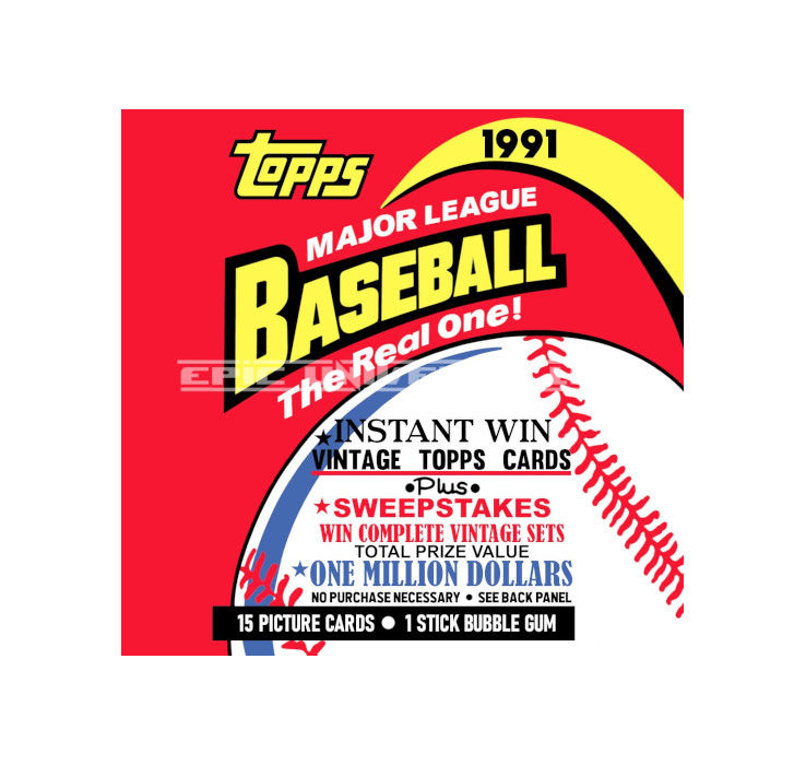 Thumbnail: Custom Made 2-Inch 1991 Topps Baseball Trading Card Album Binder