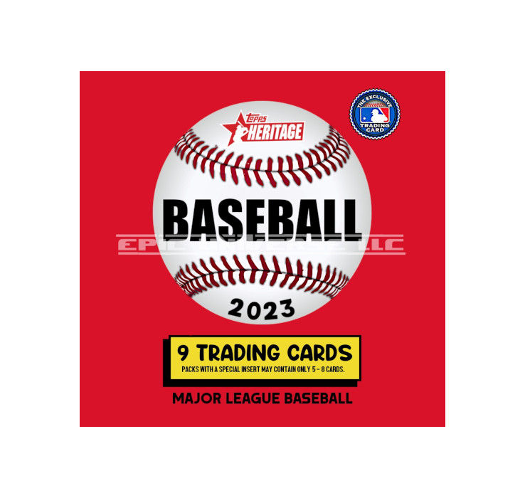Thumbnail: Custom Made 3-Inch 2023 Topps Heritage Baseball Trading Card Album Binder