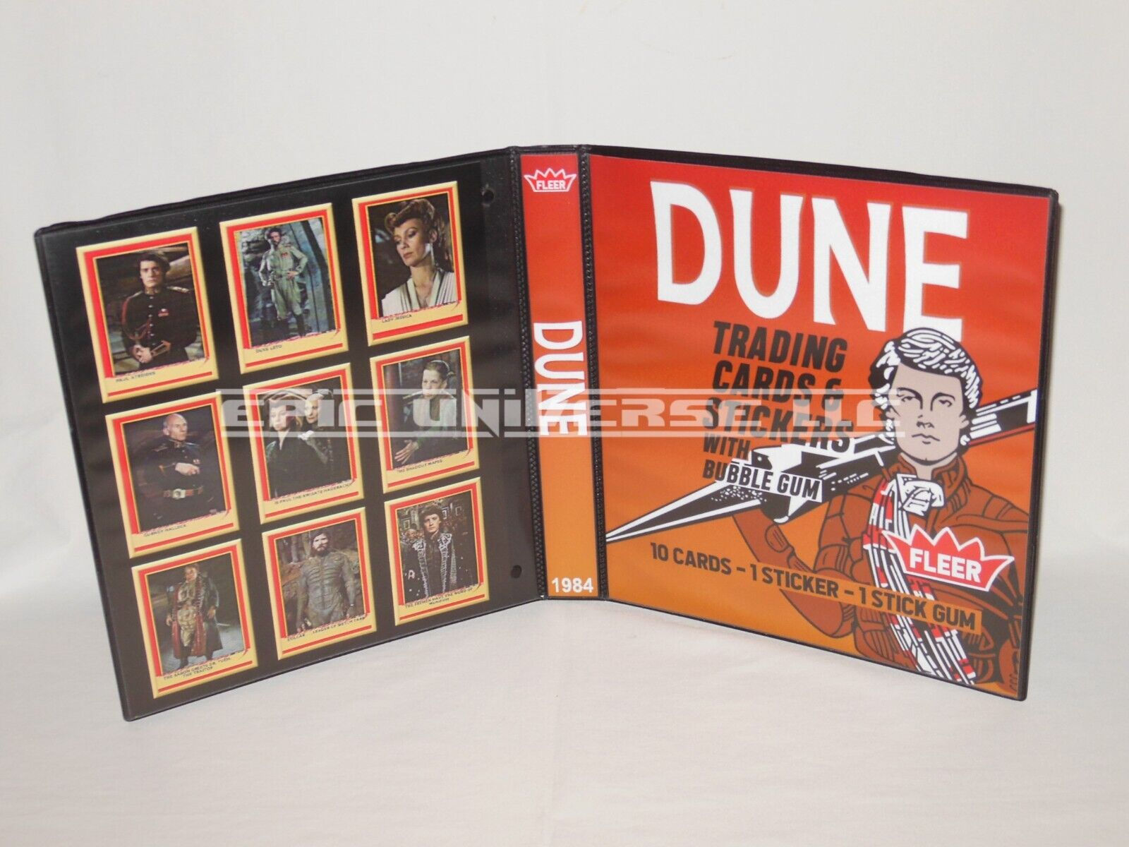 Custom Made 1-Inch 1984 Dune Trading Card Album Binder