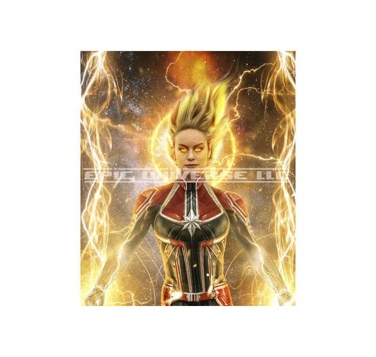 Thumbnail: Custom Made 1-Inch 2020 Captain Marvel Trading Card Album Binder