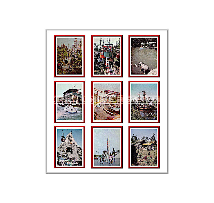 Thumbnail: Custom Made 1-Inch 1965 Disneyland Trading Card Album Binder