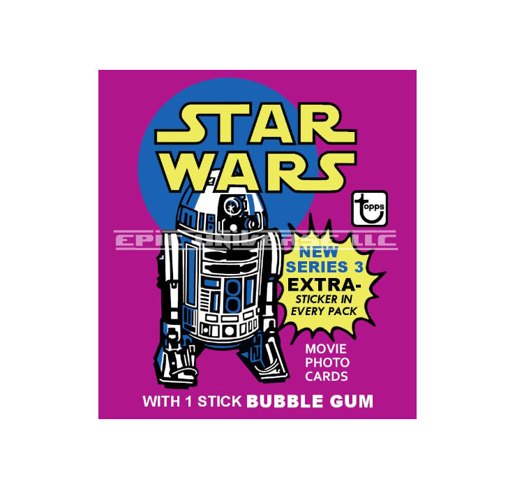 Thumbnail: Custom Made 1-Inch 1977 Star Wars A New Hope Series 3 Trading Card Album Binder