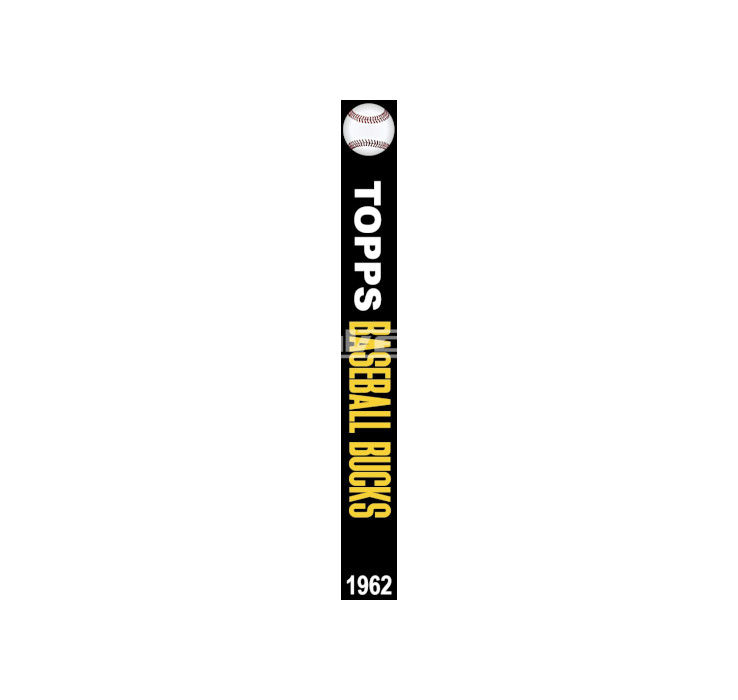Thumbnail: Custom Made 1-Inch 1962 Topps Baseball Bucks Trading Card Album Binder
