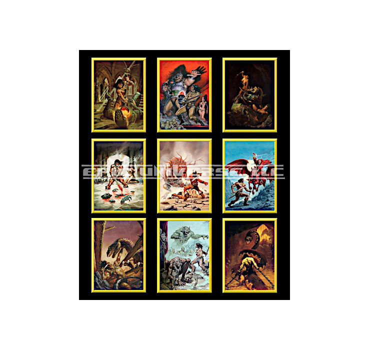 Thumbnail: Custom Made 1-Inch 1995 Conan: All Chromium Series 3 Trading Card Binder