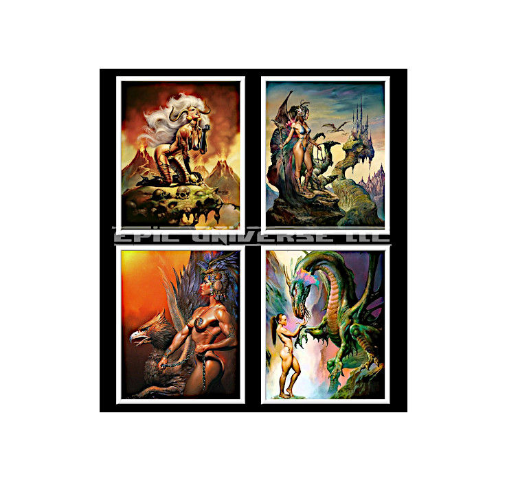 Thumbnail: Custom Made 3-Inch 1991 Boris Vallejo Fantasy Art Trading Card Album Binder