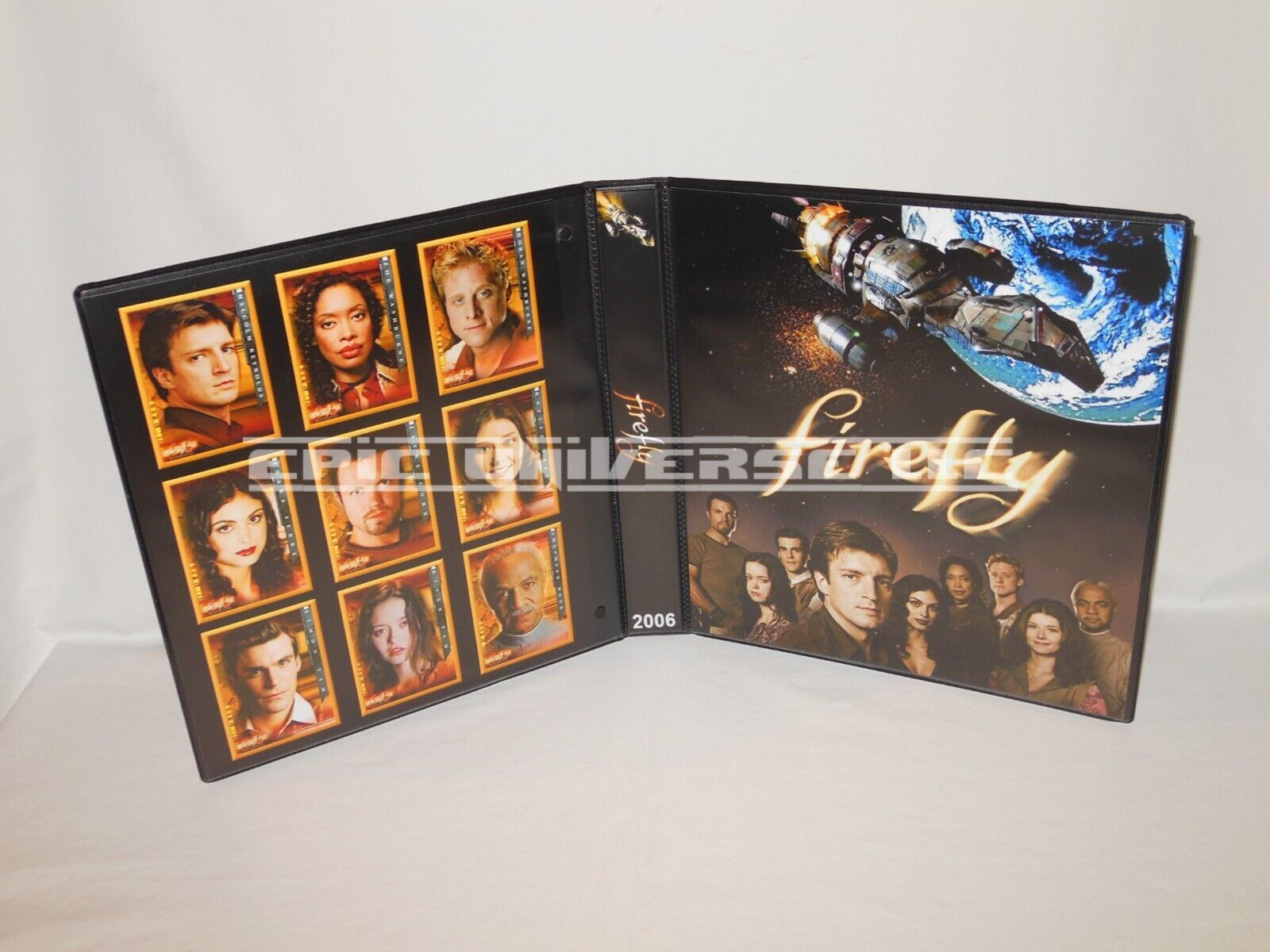 Custom Made 1-Inch 2006 Firefly Trading Card Album Binder