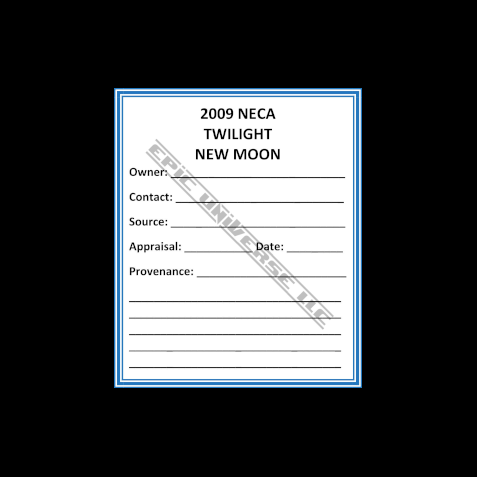 Thumbnail: Custom Made 1-Inch 2009 Twilight New Moon Trading Card Album Binder