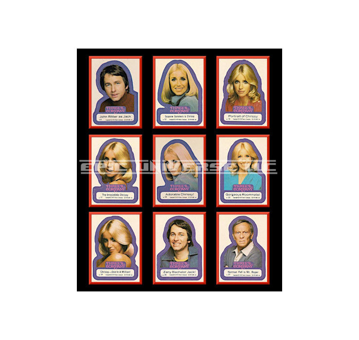 Thumbnail: Custom Made 1-Inch 1978 The Three's Company Trading Card Album Binder