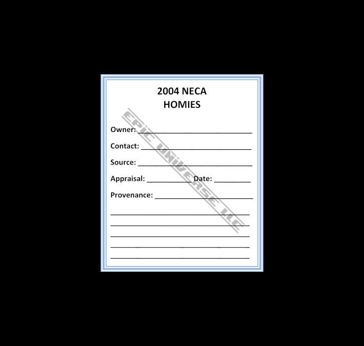 Thumbnail: Custom Made 1-Inch 2004 Homies Trading Card Album Binder
