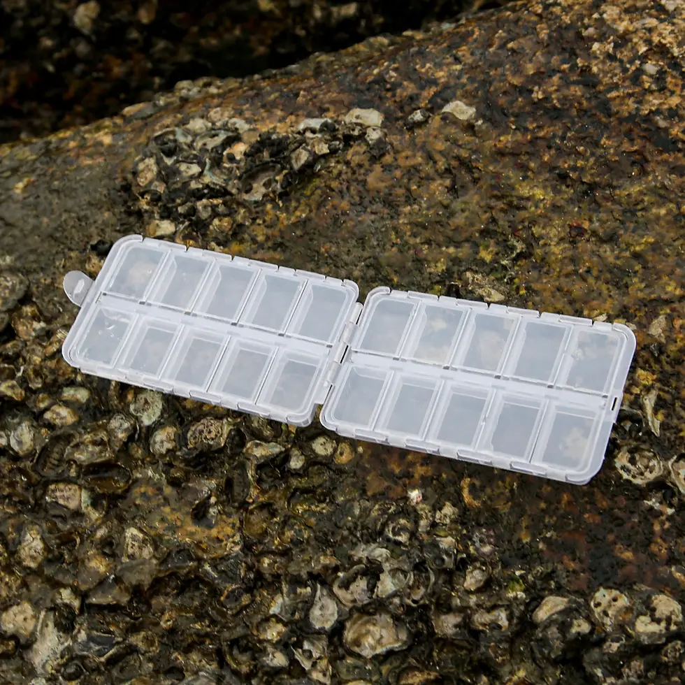 Thumbnail: 16.5 X 10 X 4cm 20 Compartments Plastic Fishing Tackle Box