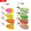 Thumbnail: 4pcs/8Pcs Fishing Lure Wobbler Lures Spinners Spoon