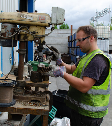 metal sorted and refined