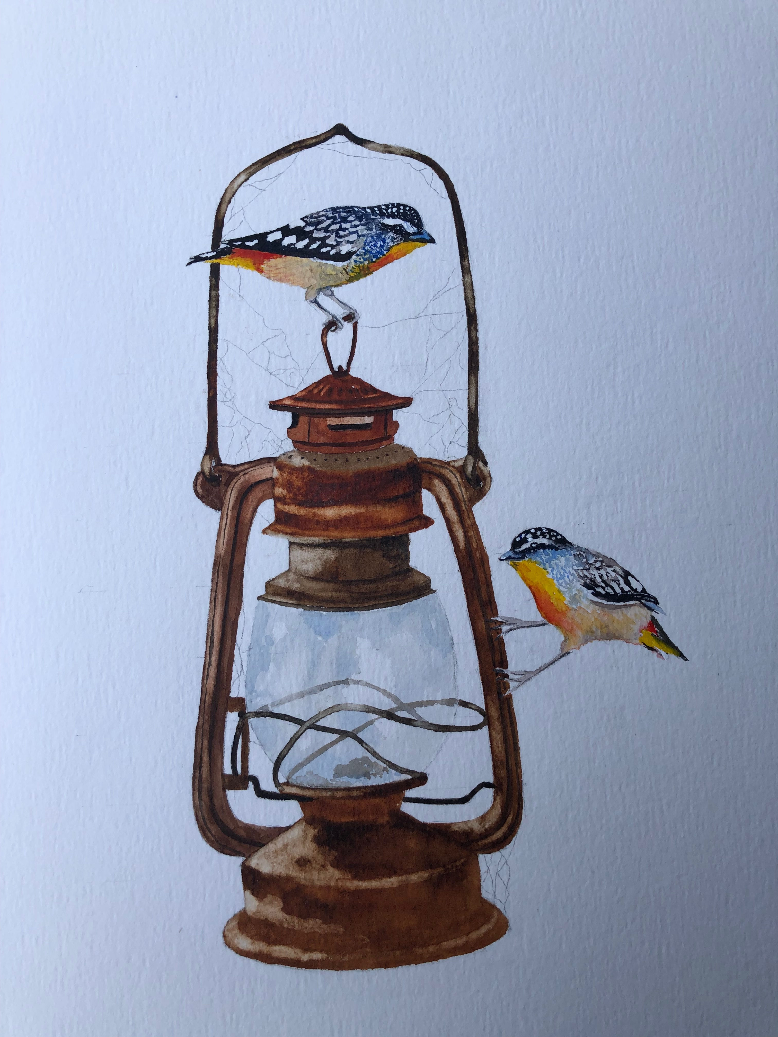 Dad's Old Hurricane Lantern