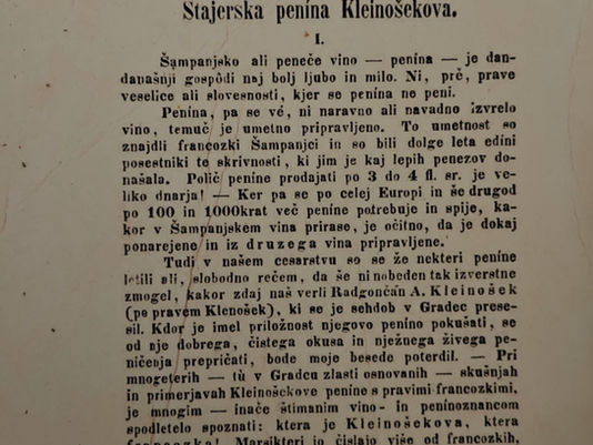 Why is Slovenian Penina so special?