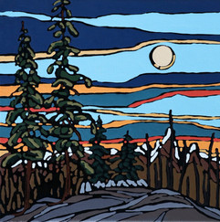 Northern Nights 12x12