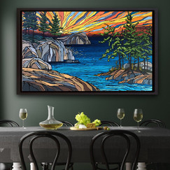 Sunset in the Bay 36x48