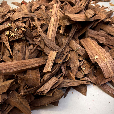 Oddments offcuts of wood inspiration of art installation by Tomomi Tomlin