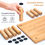 Thumbnail: Bamboo Dual Monitor Stand with Adjustable Length and Angle