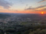 coucher de soleil en parapente à Nyons _ Drome provençale_ saut et baptême au coucher du soleil