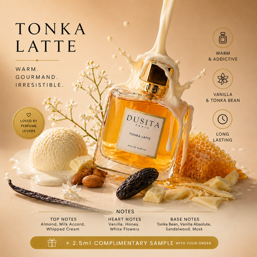 Tonka Latte 100ml | New Gourmand Eau de Parfum | Parfums Dusita