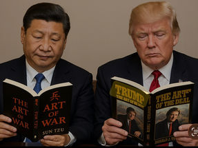 Behind the handshake