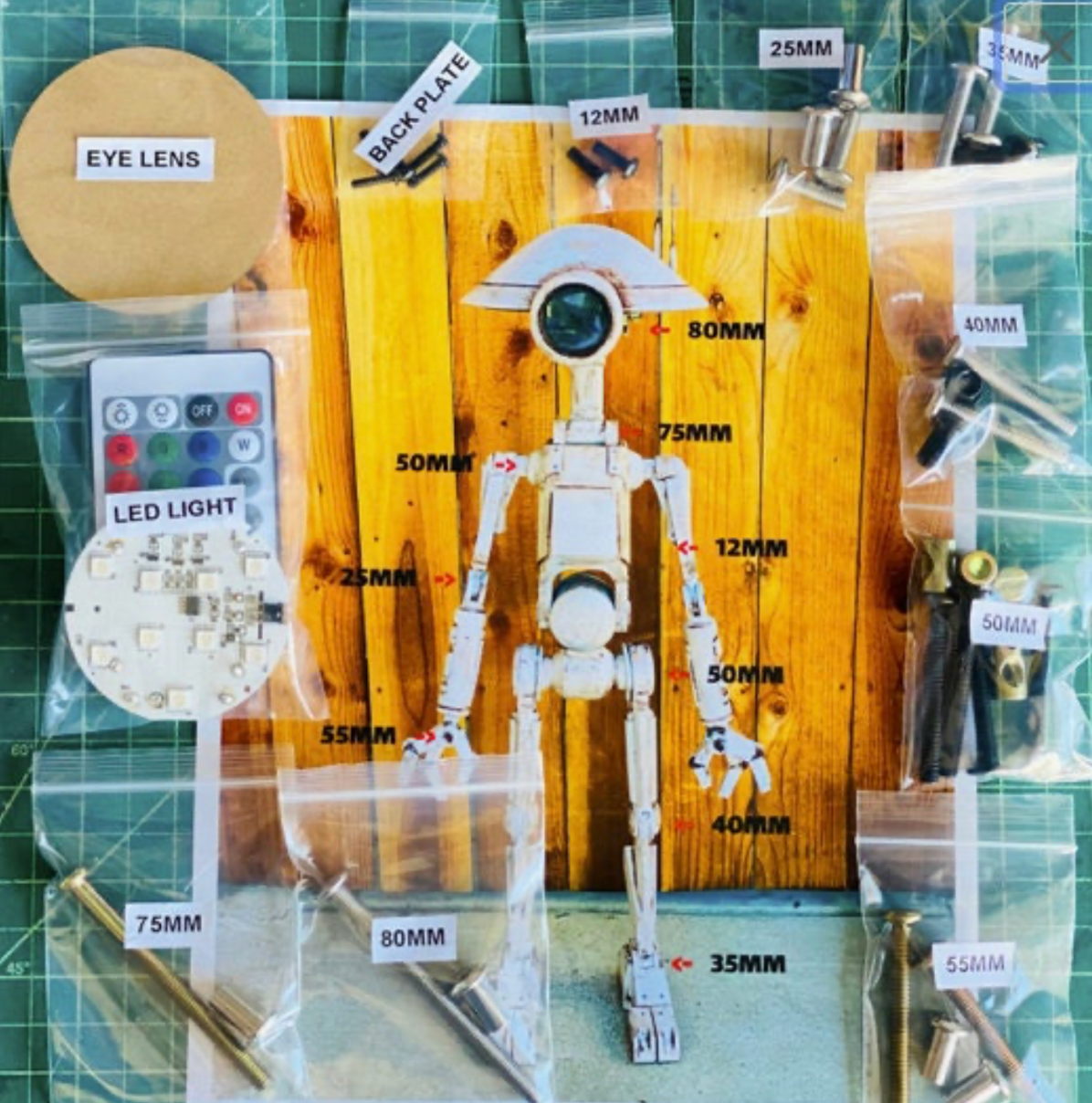 Pit Droid Legacy/PD23 - Bolt Kit