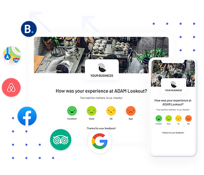 Review management software illustration