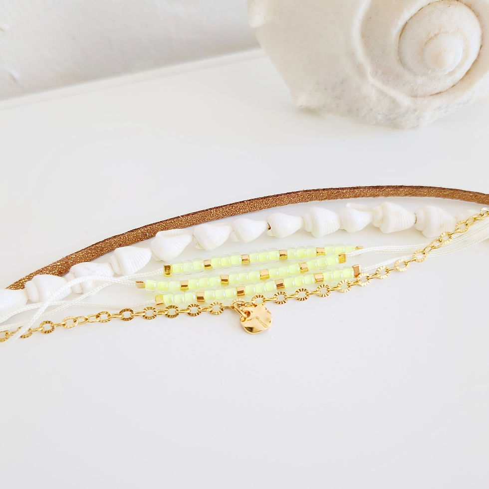 Miniature : Bracelet MIA perles Miyuki fluo – 3 coloris au choix