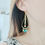 Miniatura: Boucles d'oreilles support goutte bohème doré et perles turquoises -Bijoux ENORA-