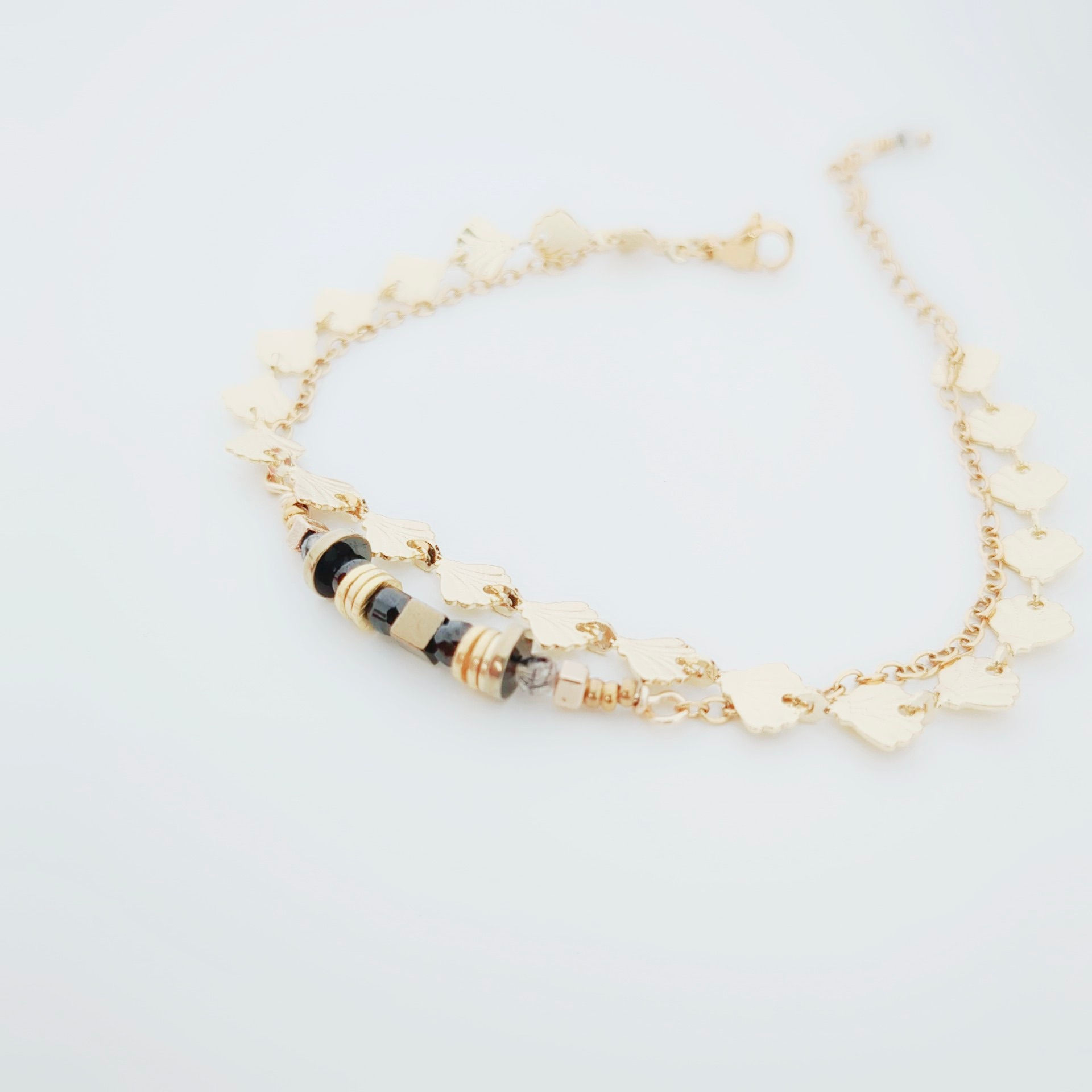 bracelet femme, bracelet doré femme, bracelet coquillage femme, bracelet coquillages doré, bracelet marin femme, bijou coquil