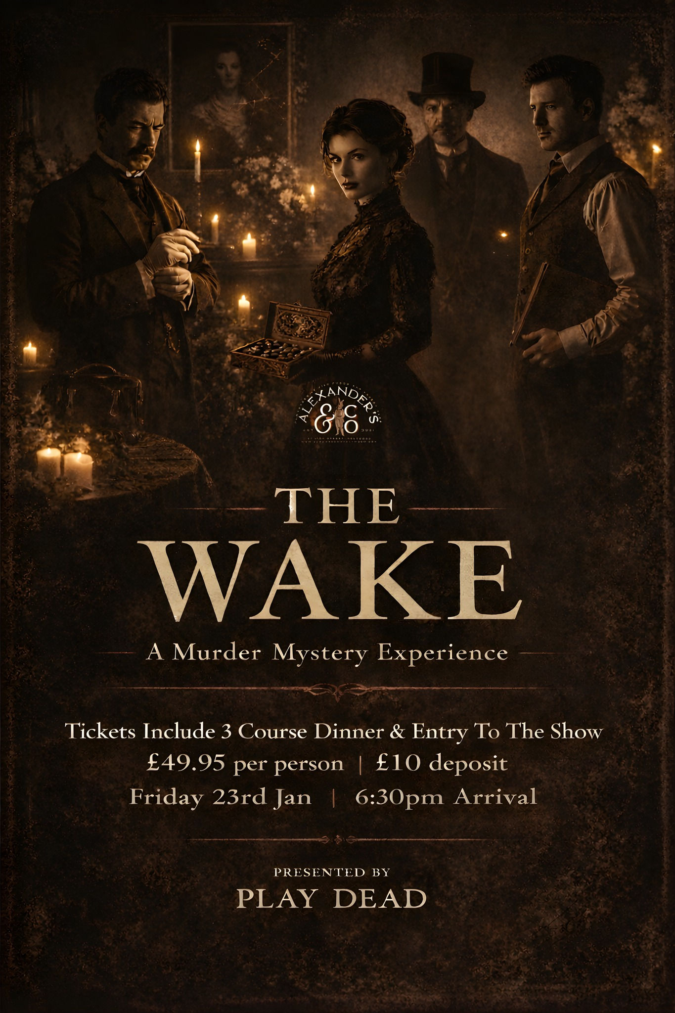 Murder Mystery Night Deposit (£10pp) - Friday, 23rd January 2026